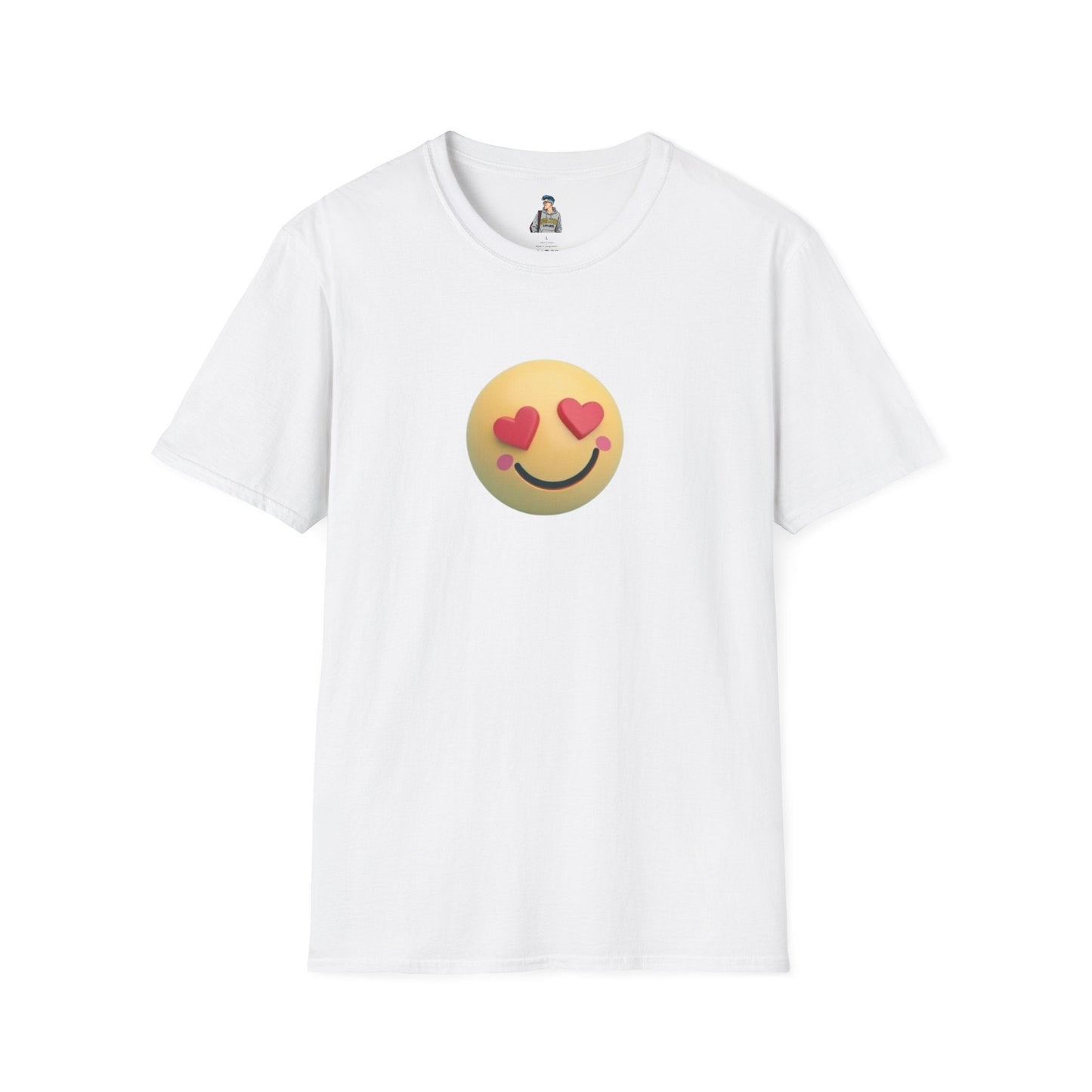 Heart Eyes Emoji - Unisex Softstyle T-Shirt
