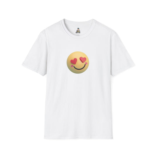 Heart Eyes Emoji - Unisex Softstyle T-Shirt