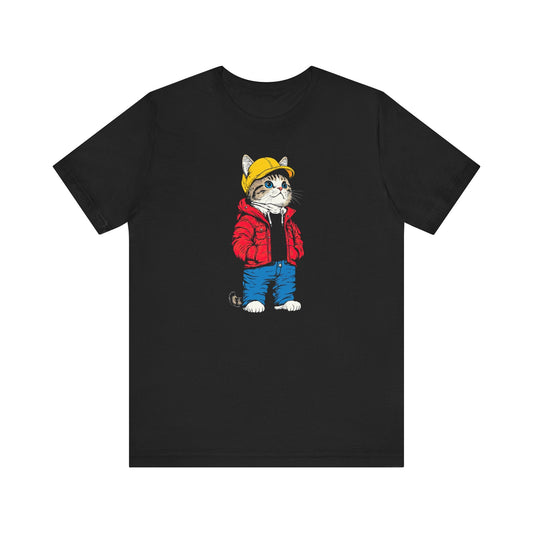 Cool Cat Urban Style Graphic Tee