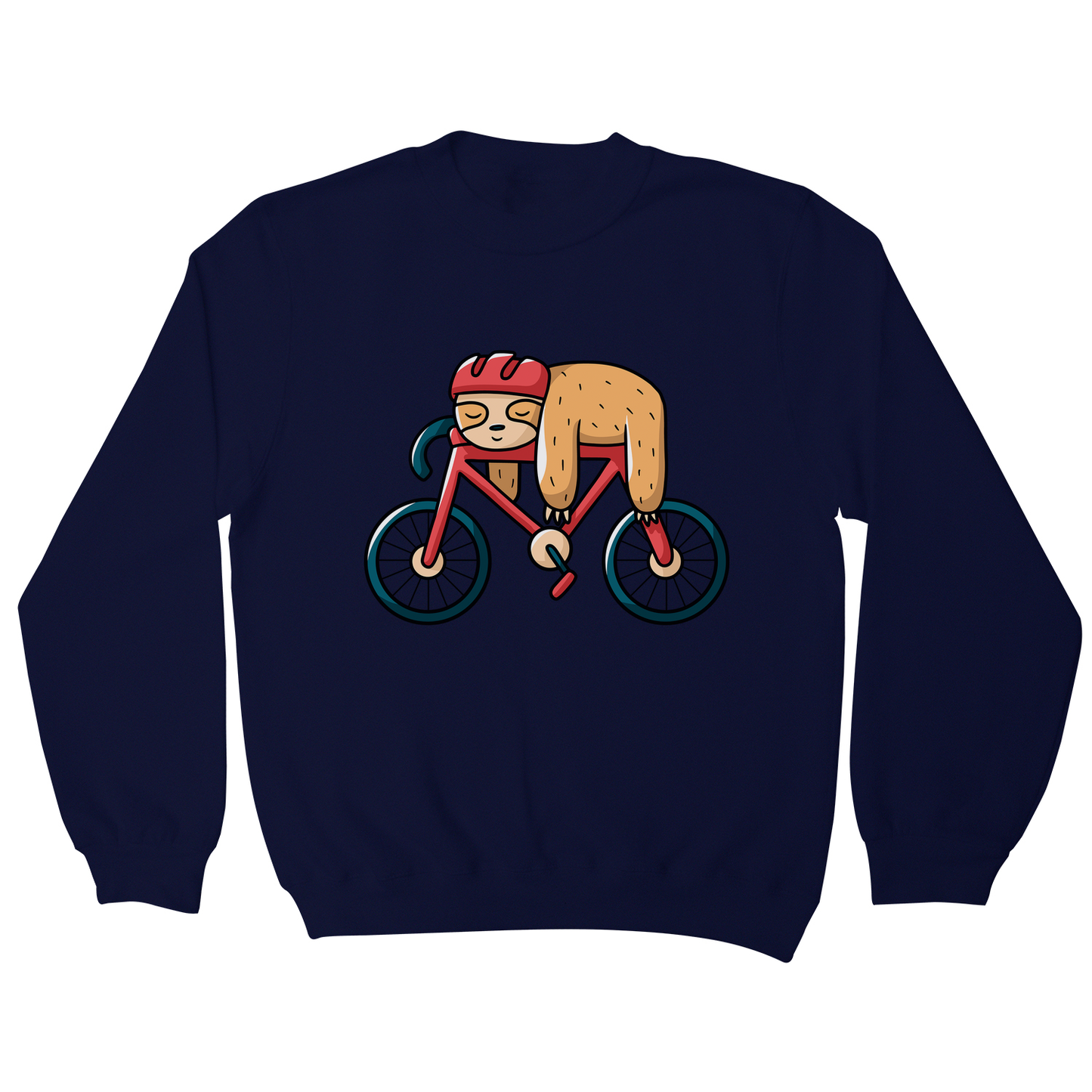Bike sloth funny sweatshirt