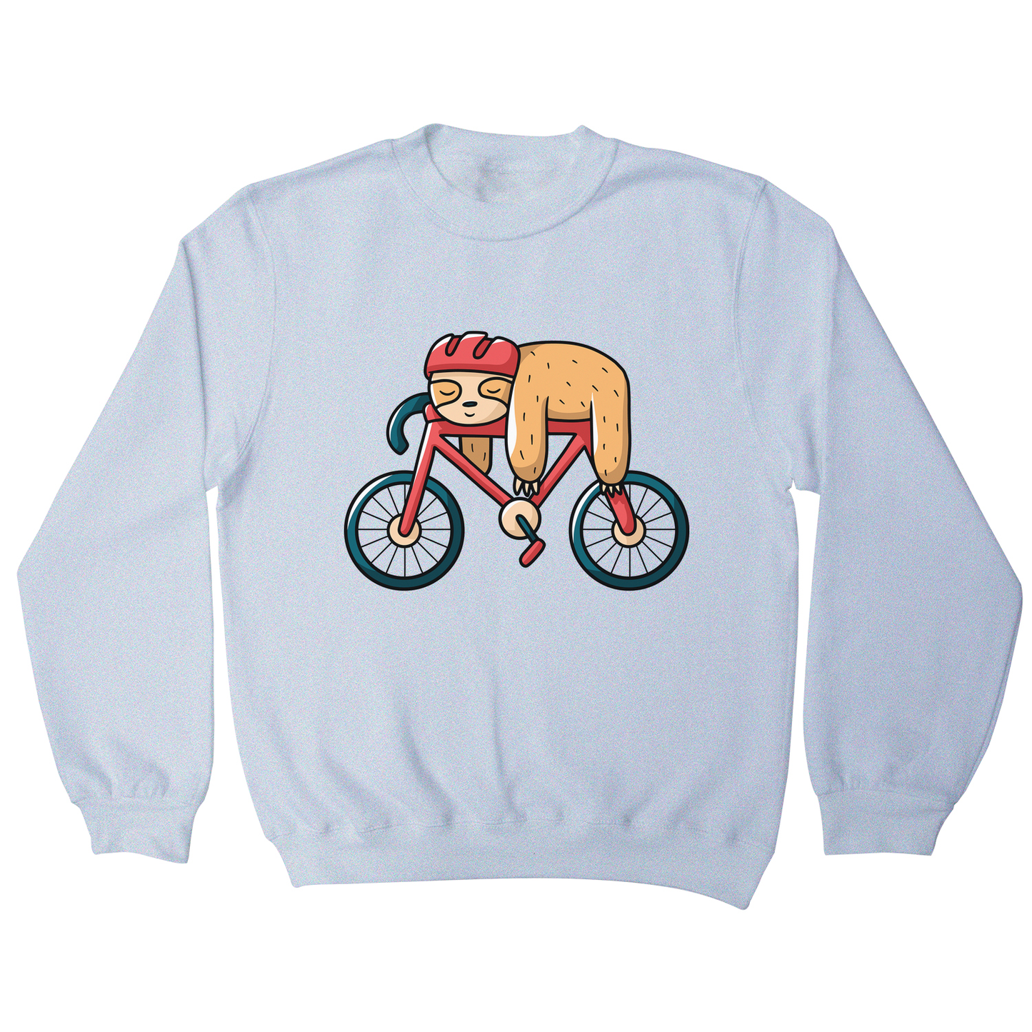 Bike sloth funny sweatshirt