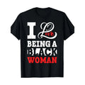 220g 100%-Beautiful Pride Black Women's Shirt I Like to Be A Black T-shirtmade in usa
