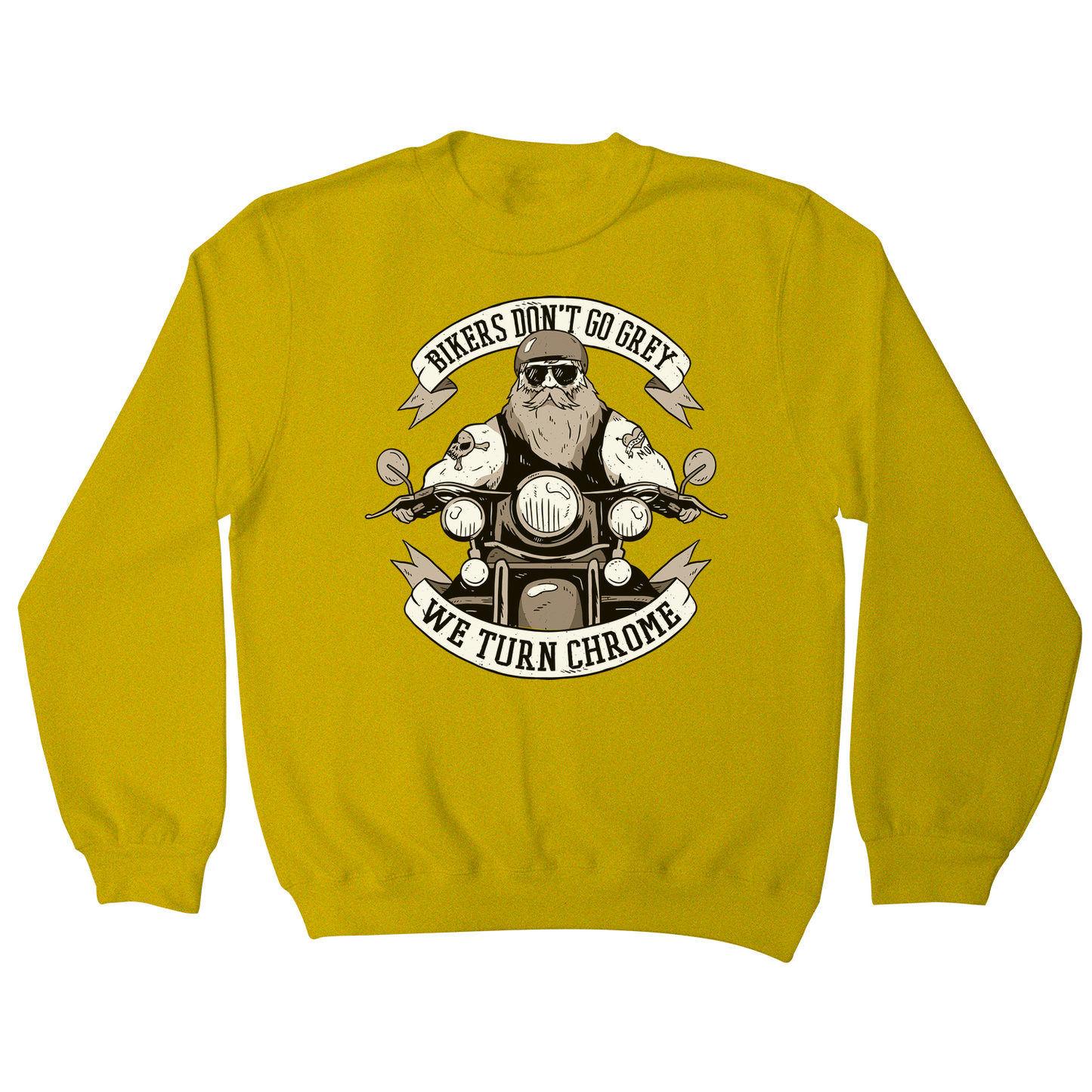 Funny biker text sweatshirt