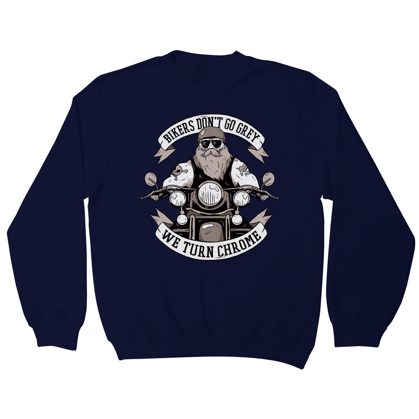 Funny biker text sweatshirt