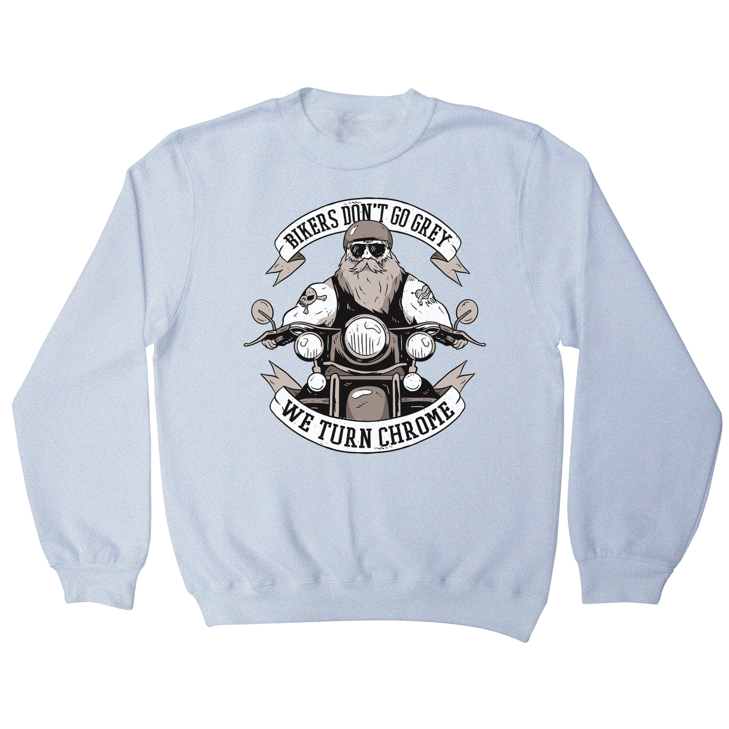 Funny biker text sweatshirt