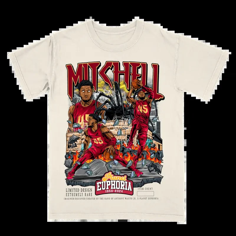 Donovan Mitchell  Tee | Vintage Tee Graphic T-Shirt Sweatshirt Hoodie | Sport Tee - Gift For Fan #/500