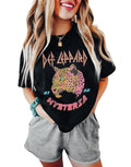 80's Rock Band Tee Shirt Leppard TShirt Rock and Roll Leopard Retro Music Festival Shirt Clothing
