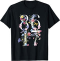86 47 Floral Boho Style T-Shirt | Unisex Cotton Tee Gift, Crewneck, Short Sleeve