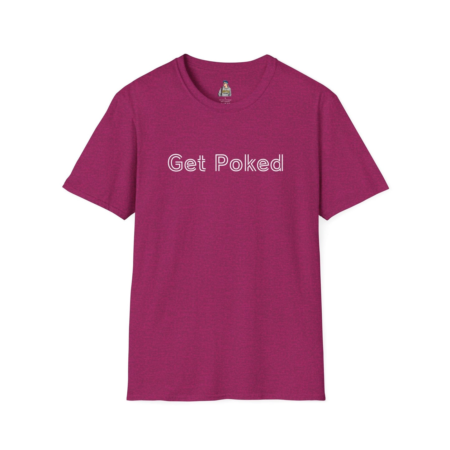 Unisex Softstyle T-Shirt - "Get Poked - Vaccines Save Lives" Statement Tee