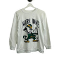 Vintage 80s/90s Notre Dame Fighting Irish NCAA Graphic Sweatshirt Size Medium