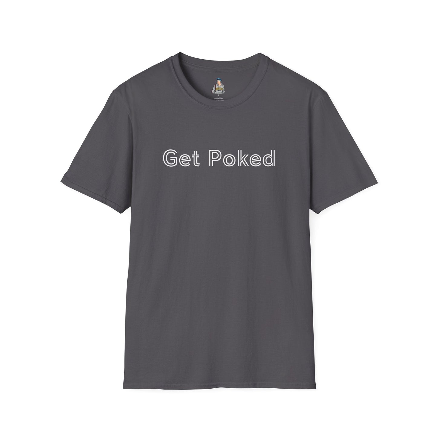 Unisex Softstyle T-Shirt - "Get Poked - Vaccines Save Lives" Statement Tee