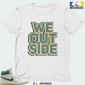A J SHIP A MA MANIERE GREEN STONE SNEAKER MATCHING T-SHIRT (WE OUTSIDE)