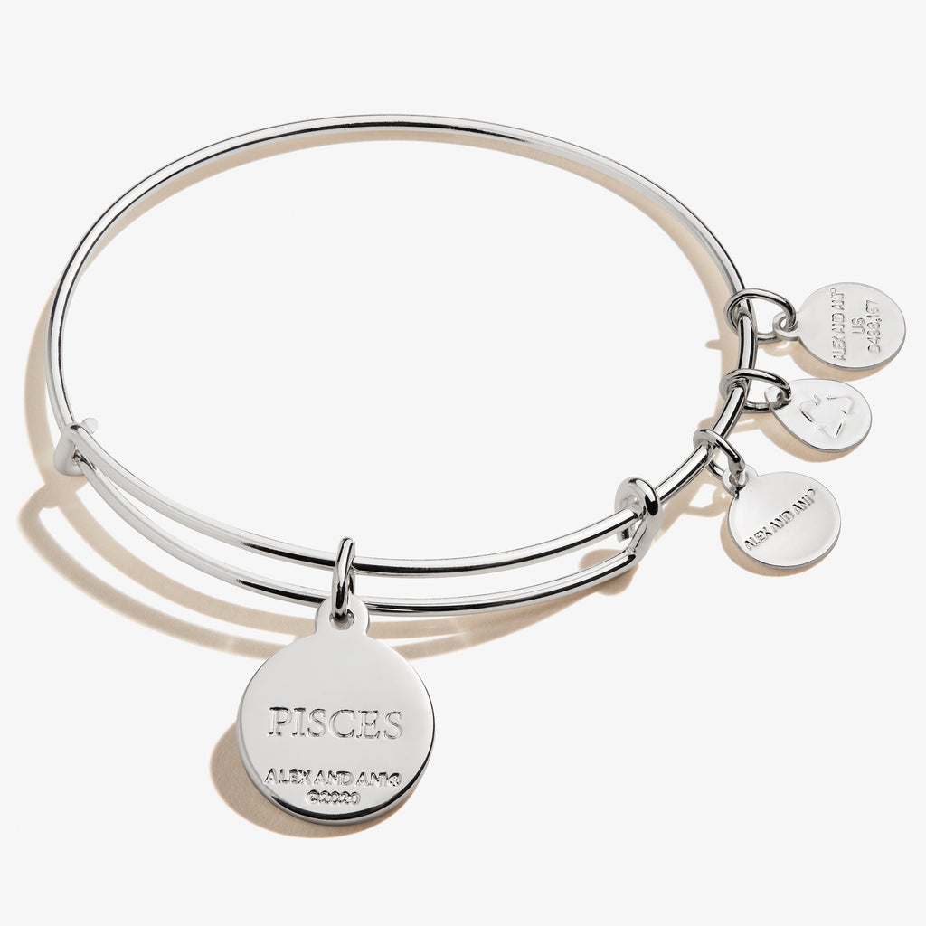 Pisces Zodiac Charm Bangle