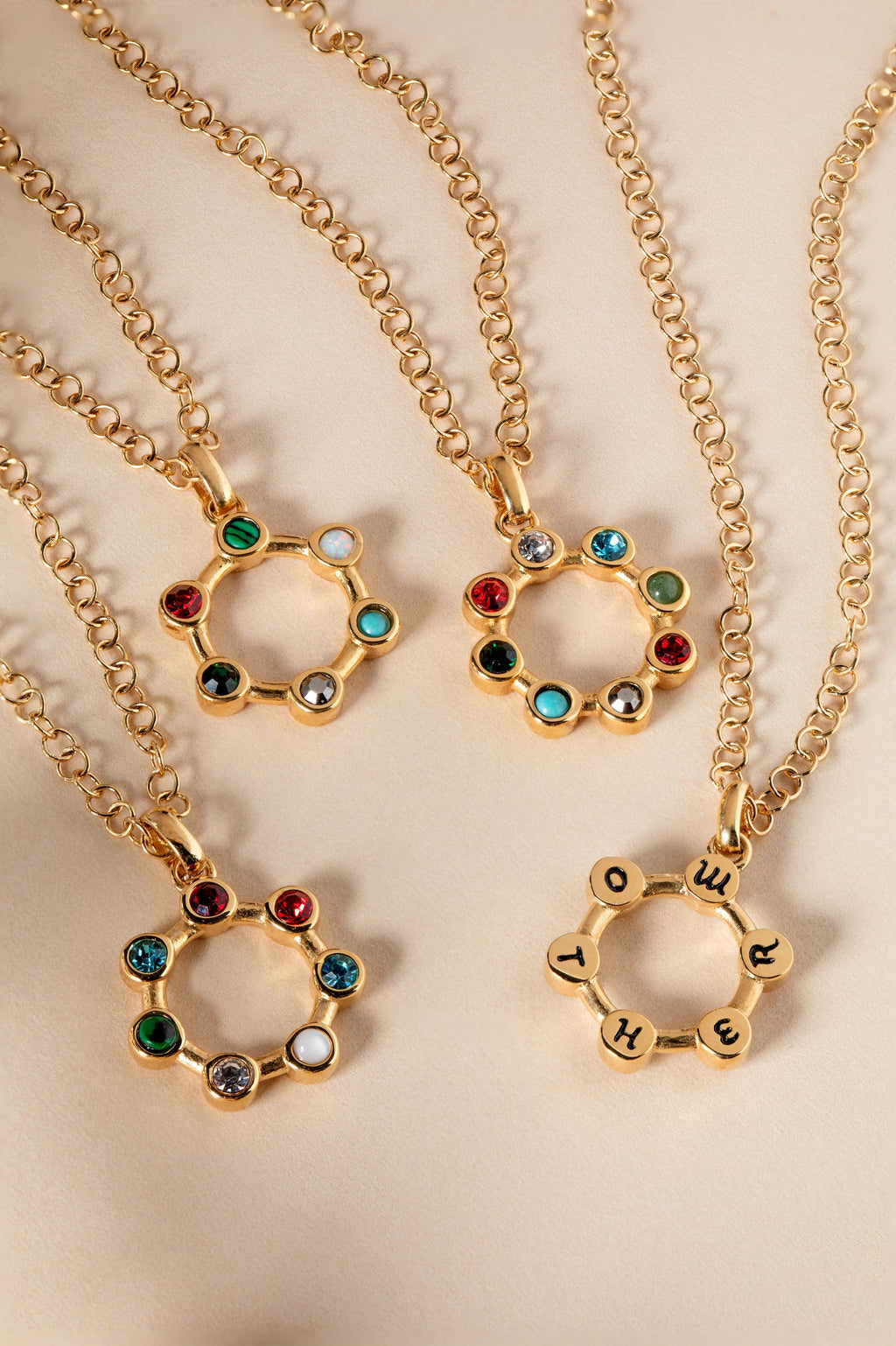 Daughter Hidden Message Acrostic Necklace