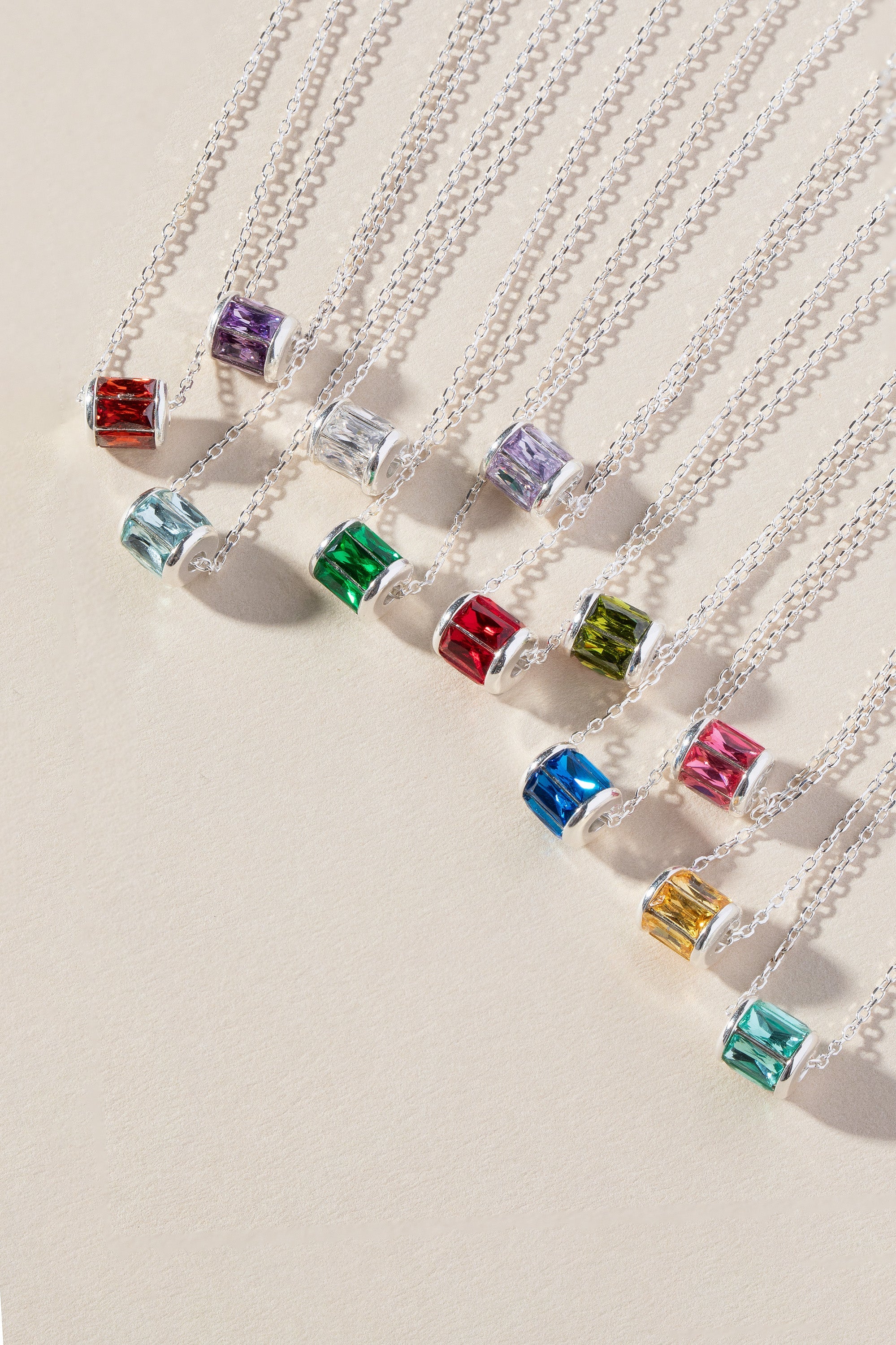 August Birthstone Precious Pendant Necklace