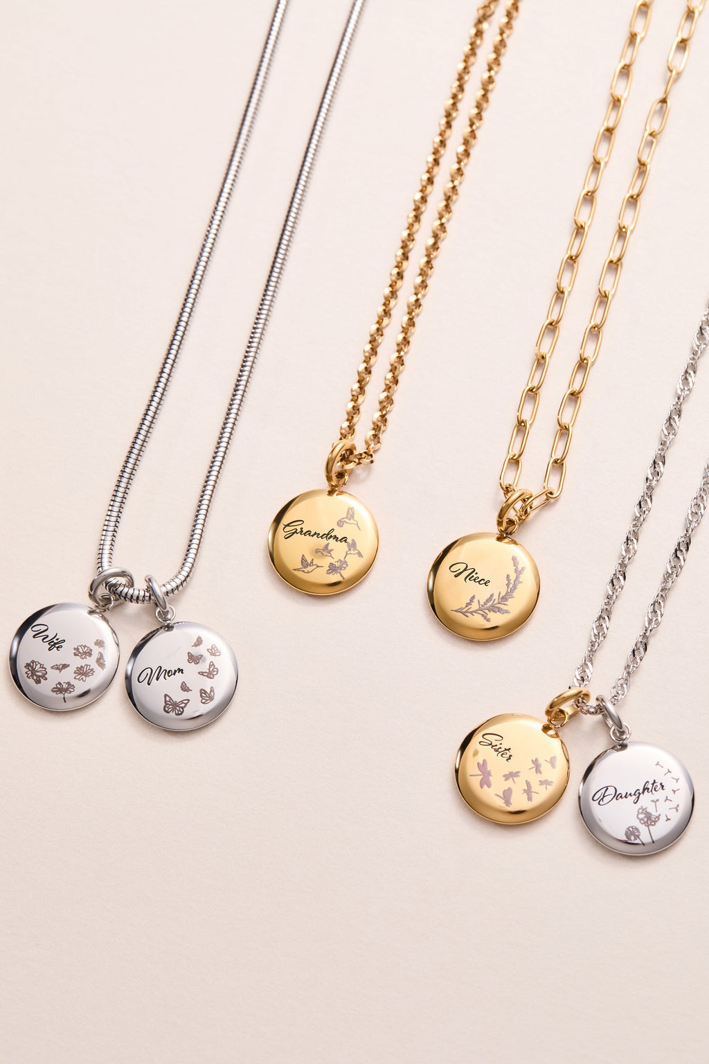 Niece Lavender Disc Charm