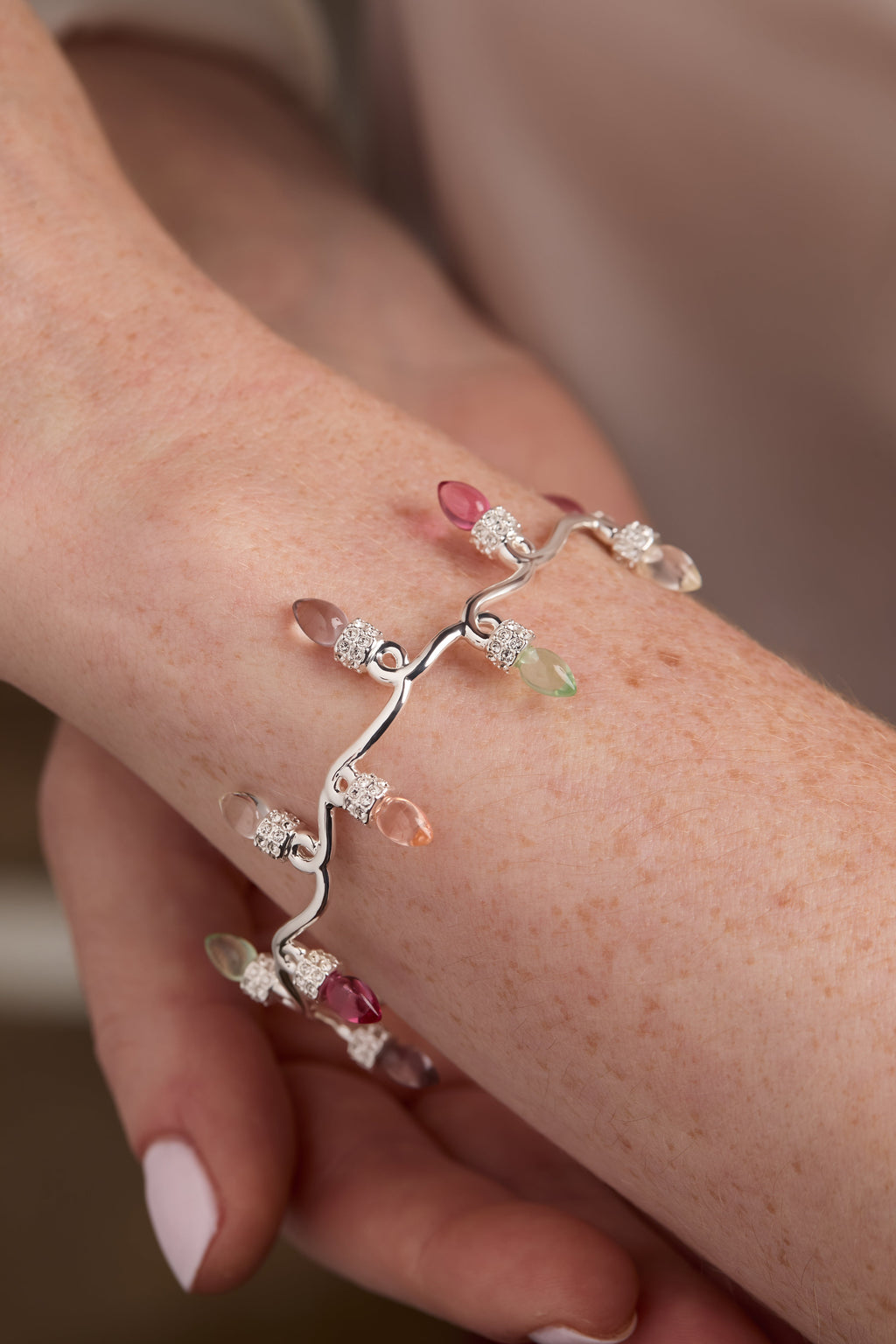 Christmas Muted Light Bulb Cuff