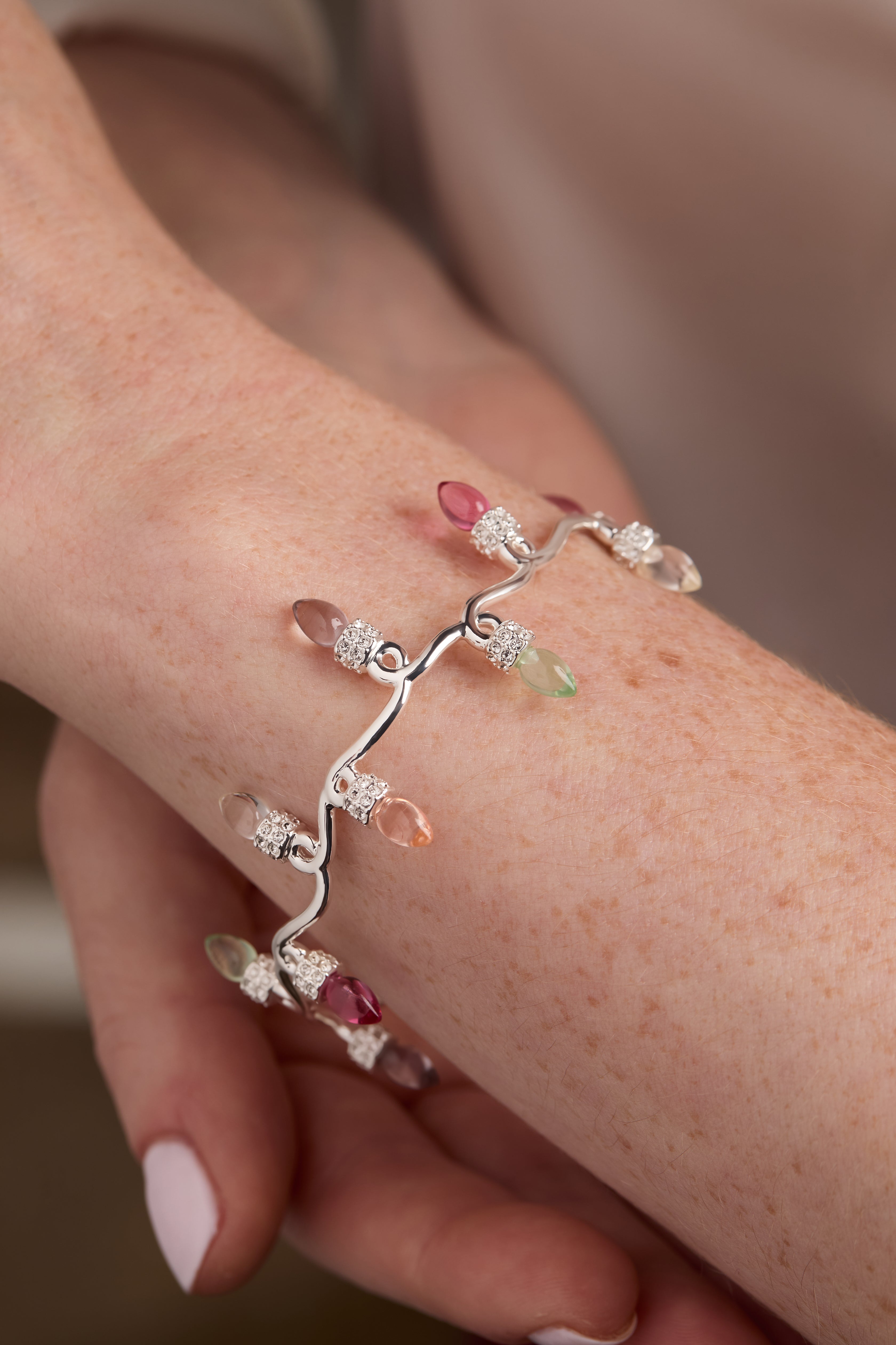 Christmas Muted Light Bulb Cuff