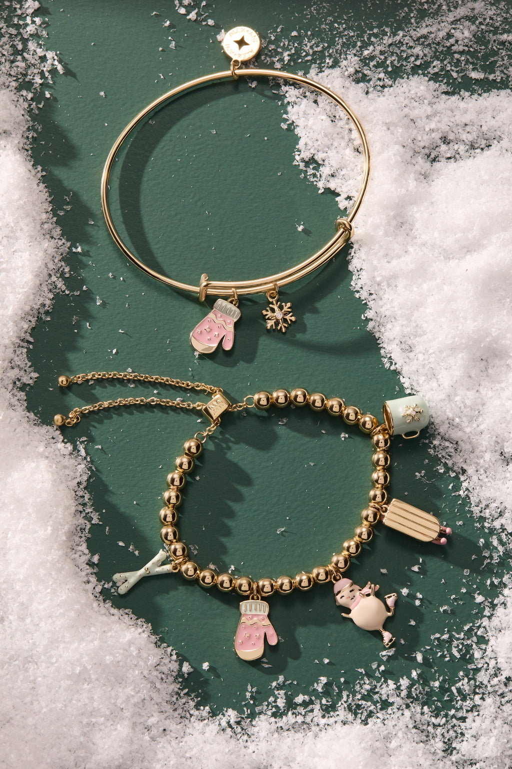 Winter Wonderland Multi Charm Bolo Bracelet