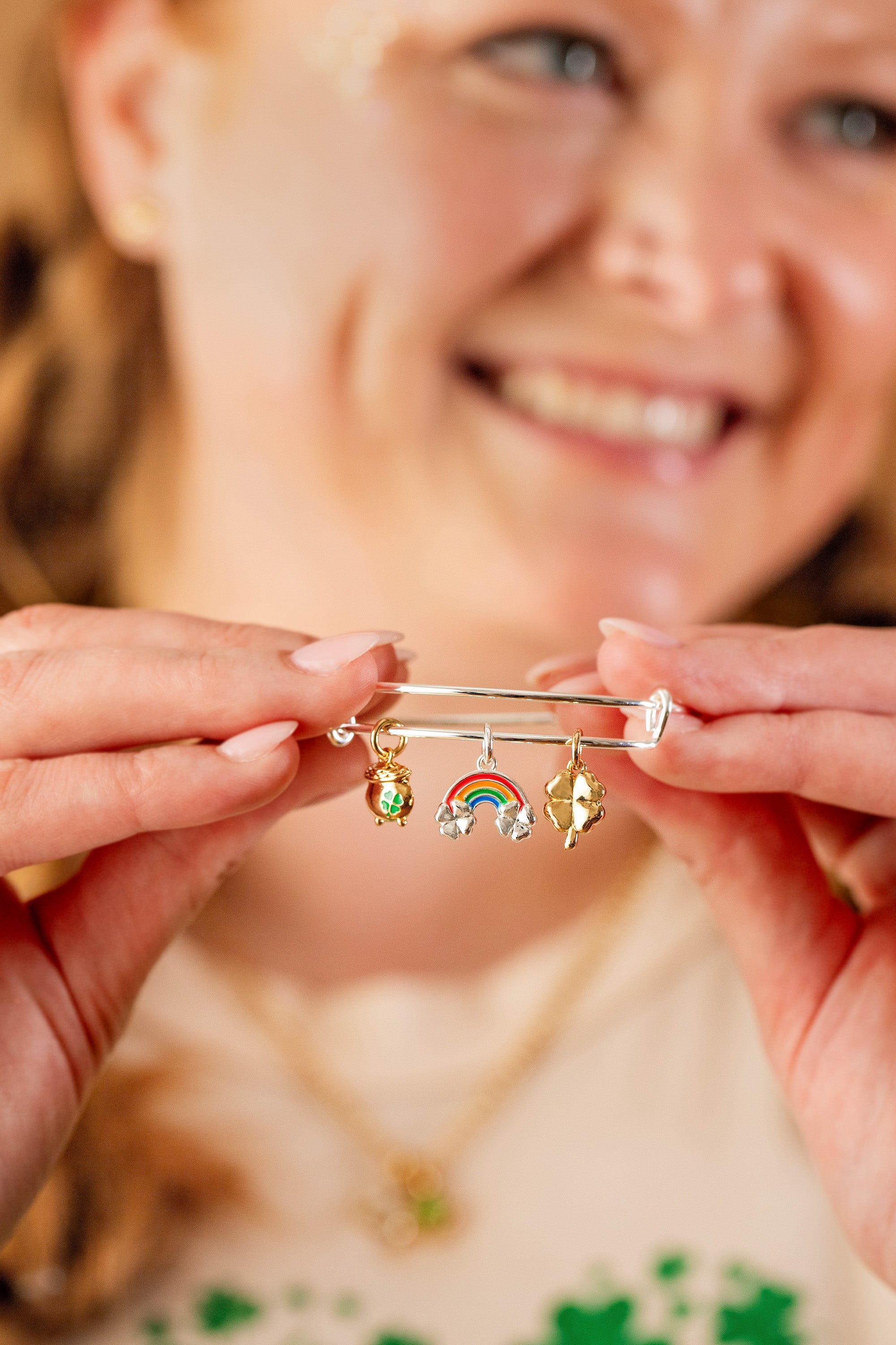 End of the Rainbow Multi-Charm Bangle
