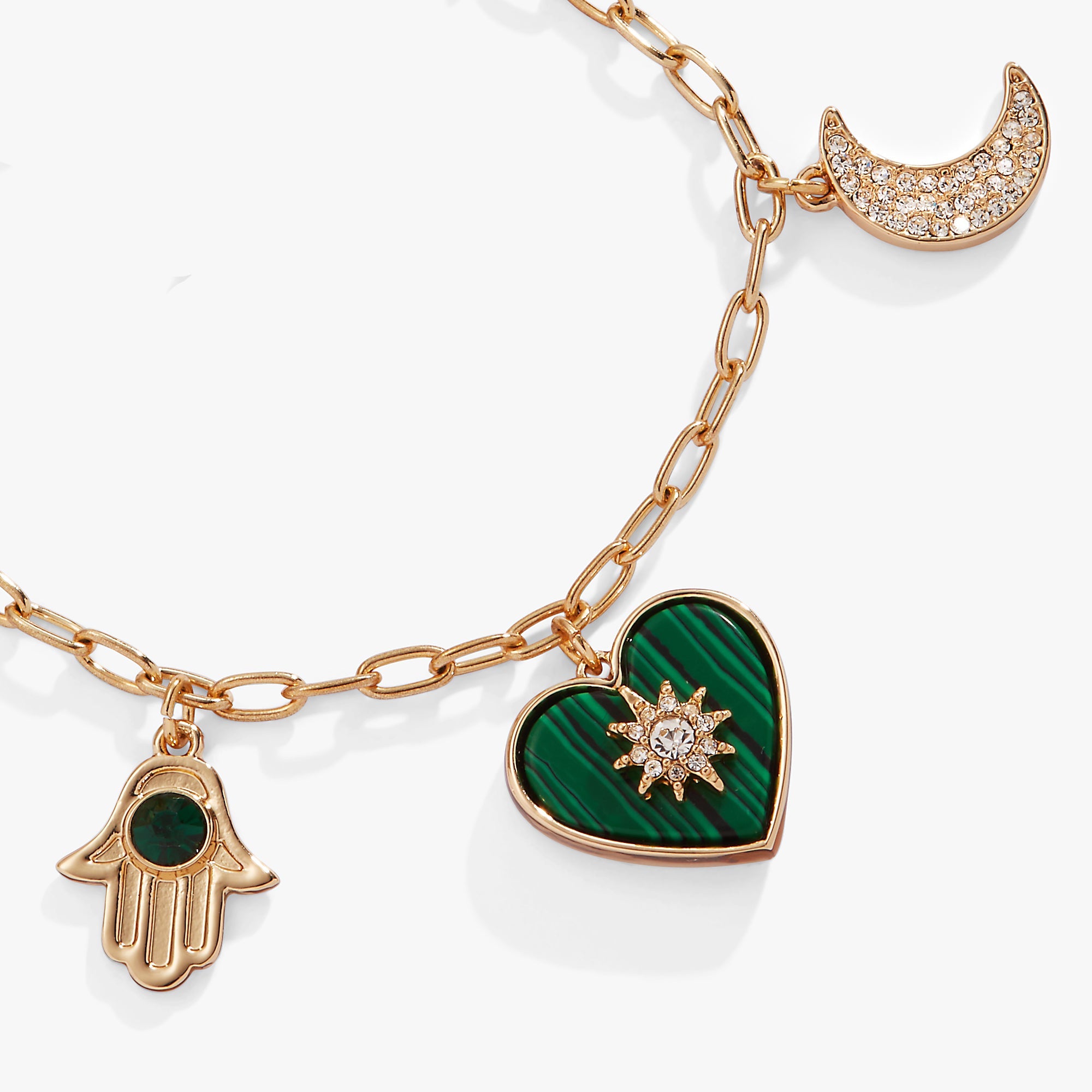 Positive Vibes Multi-Charm Bracelet