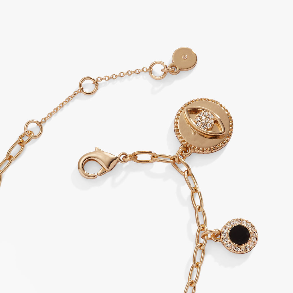 Positive Vibes Multi-Charm Bracelet