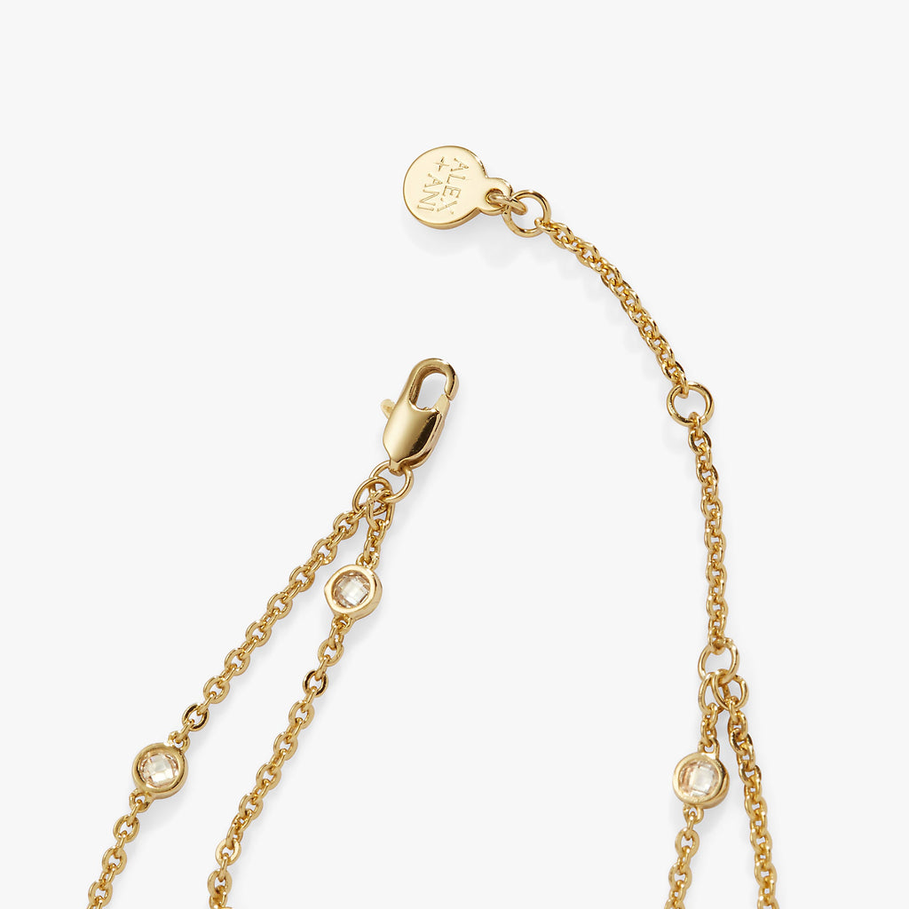 Sister Infinity Chain Double Strand Bracelet