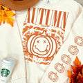 AUTUMN 'Pumpkin Rock' Sweatshirt, Sleeve Print