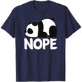 Adorable Animal Tired Sleeping Nope Cute Panda Bear Graphic T-Shirt