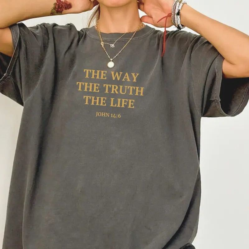 Aesthetic Christian Shirt For Men Christian Apparel Brown Jesus T-Shirt Cotton Top