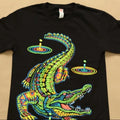 Alligator t-shirt Cotton Black