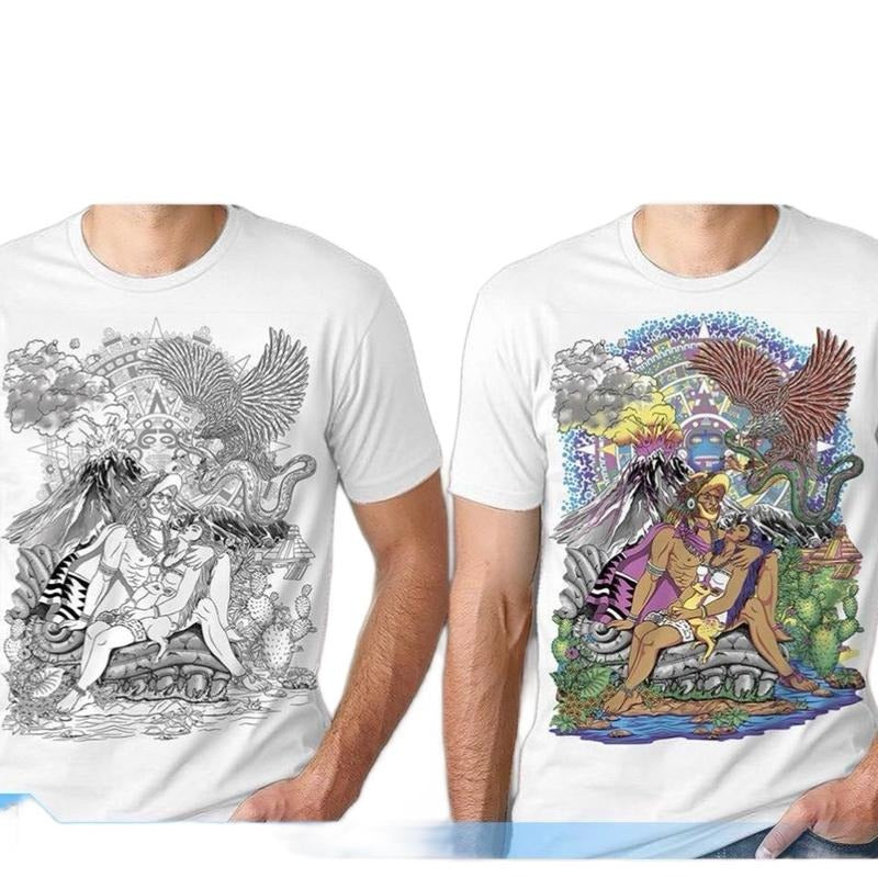 Amor eterno  T-shirts Cotton Cotton White Casual