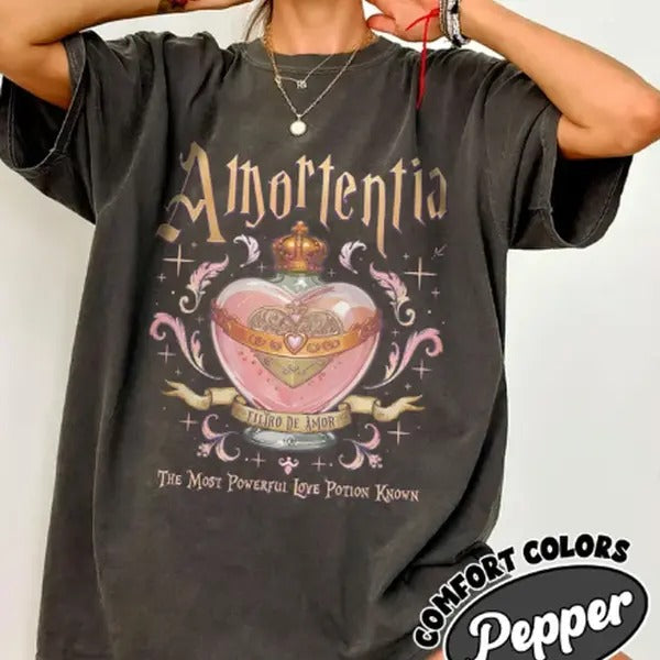Amortentia Love Potion  Shirt, Bookish Gift For Fan, Wizard Shirt, Bookish Valentine Shirt, Potions Classroom