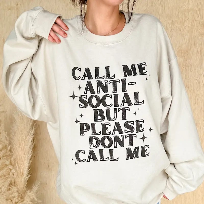 Anti-Social Graphic Pullover