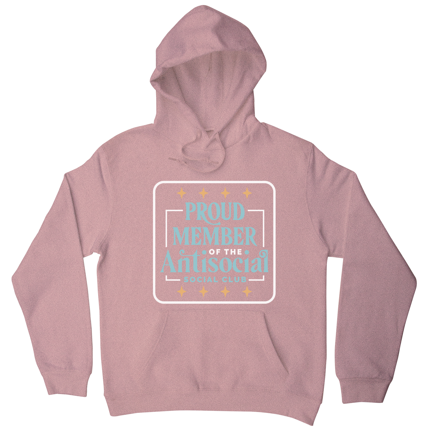 Antisocial club funny quote hoodie