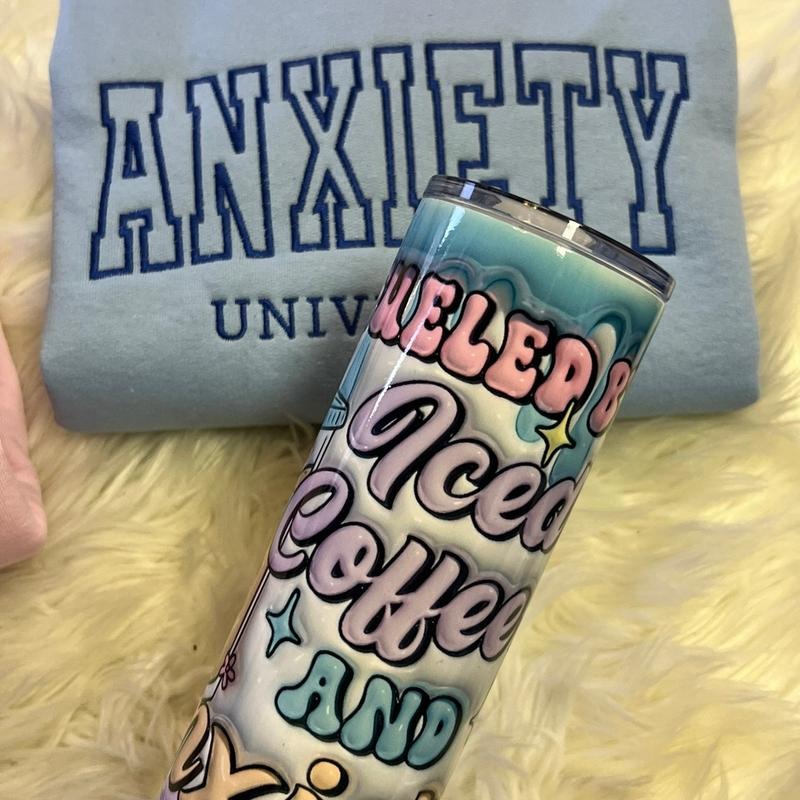 Anxiety sweater and cup