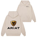 Ariat Sweatshirt Hoodie Tshirt, Luxurious gold logo design, ideal for outdoor activities and premium fashion style, providing and style, Unisex.