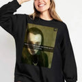 Aro Snapchat Funny Women's Sweatshirt - Casual Round Neck Long Sleeve Cotton Top - Fit