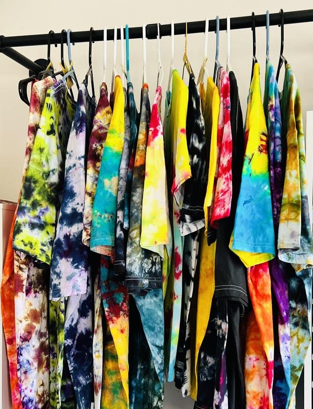 Artist Picks: Tie Dye T-Shirt - Unisex - Cotton Menswear Casual Top T-shirt Soft Streetwear