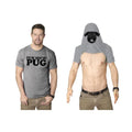 Ask Me About My Pug Face Flip T Shirt Funny Dog Dad Lover Owner Gift Hilarious Mens Funny T Shirts Cool Tees Soft Stylish Casual Light Grey