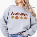 Autumn Sweatshirt, Vintage Fall Sweatshirt, Fall Vibes Shirts, Shirt For Womem, Autumn Leaves Sweatshirt, Fall Season T-shirts, Halloween Thanksgiving Shirt, Flower Fall T-shirt, Women's Tops, Fall Season Sweatshirt