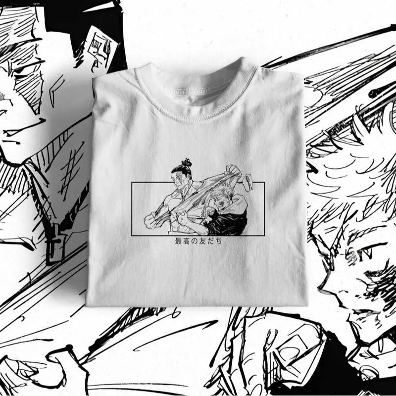 BESTO FRIENDO T-Shirt Yuji Itadori & Aoi Todo Anime JJk Gift For Fan Lover
