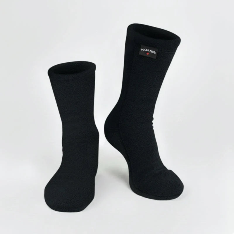 Polar Feet Supersoft Fleece Socks - Black