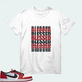 [BLESSED MANY TIMES] AJ1 Low OG Chicago Matching Tee