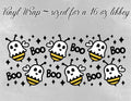 BOO BEES GHOST VINYL CUP WRAP