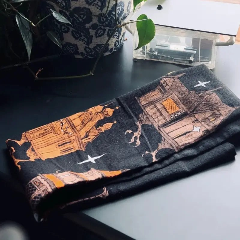 Baba Yaga Houses Cotton Tea Towel