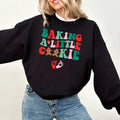 Baking More Than Cookies This Christmas Sweatshirt, Christmas Pregnancy Announcement Sweater, Let's Get Baked Funny Baking Cookies Christmas