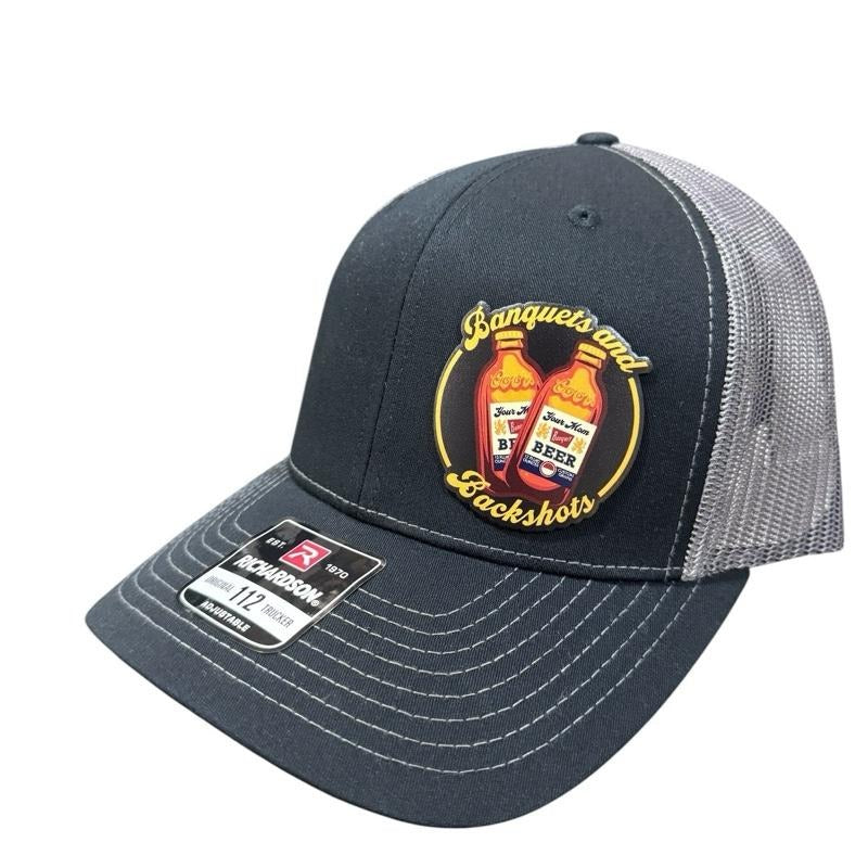 Banquets and Backshots Richardson 112, FlexFit, Golfhats, Flatbills