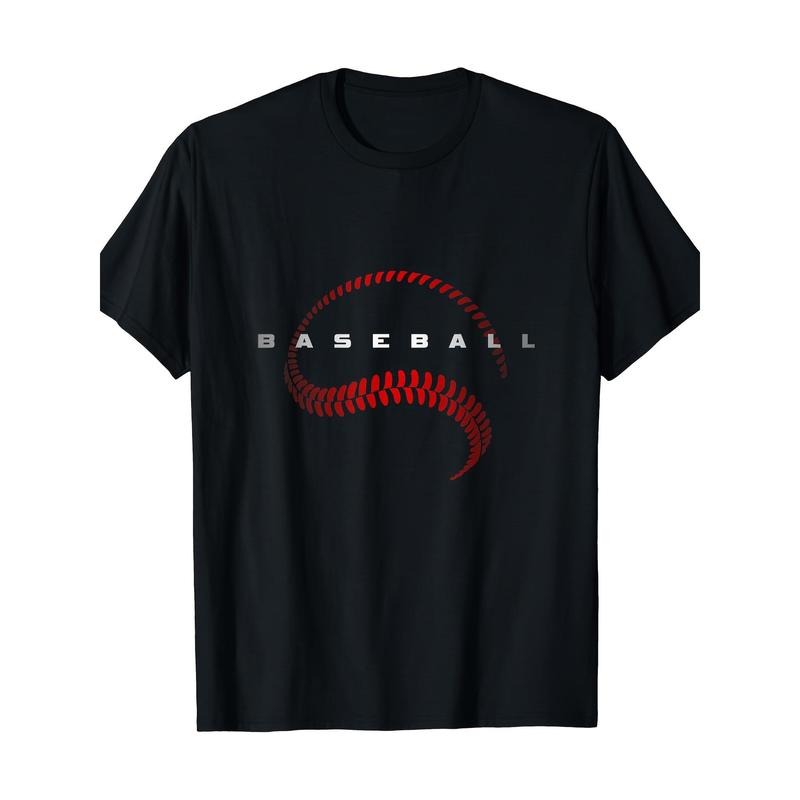 Baseball apparel - Baseball T-shirt, men's T-shirt made in usa