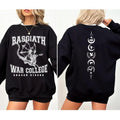 Basgiath War College 2 Sided Sweatshirt, Fourth Wing Tee, Dragon Sweatshirt, Fantasy Reader Shirt, Bookish Shirt, Dragon Rider Sweater Pullover Tee